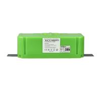 vhbw Batería Compatible con iRobot Roomba 965, 896, 960, 980, 985, 676 Robot Limpieza Verde (2600 mAh, 14,4 V, Li-Ion)