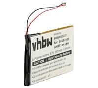 vhbw batería Compatible con Jabra Pro 9400, 9465, 9400SH, 9460, 9470 Auriculares inalámbricos, Cascos (230 mAh, 3,7 V, Li-Poli) - Reemplaza 14192-00, AHB412434PJ