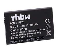 vhbw Batería Compatible con LG Optimus Black P970, D150, L35, Hub E510, L1 II, E410, Hub E510F móvil, Smartphone (1100 mAh, 3,7 V, Li-Ion)