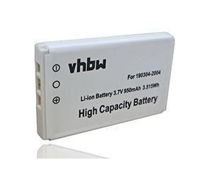 vhbw Batería Compatible con Logitech Harmony Plus +, 900 Remote, One, Advanced Mando a Distancia, Control Remoto (950 mAh, 3,7 V, Li-Ion)