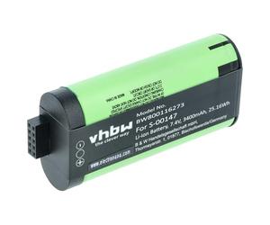 vhbw Batería Compatible con Logitech Ultimate Ears UE MegaBoom S-00147 Altavoz - Reemplaza 533-000116, 533-000138 (Li-Ion, 3400 mAh, 7,4 V) Repuesto