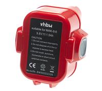 vhbw Batería Compatible con Makita 6207DWDE, 6226D, 6222DWE, 6226DWBE, 6226DW, 6222D, 6207D, 6222DE Herramienta (1500 mAh, NiMH, 9,6 V)