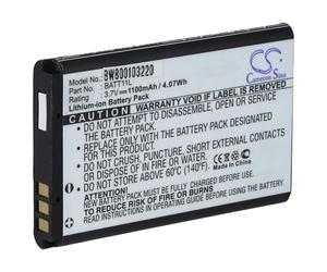 vhbw Batería Compatible con Midland XTC300VP4, XTC350, XTC300 cámara de vídeo (1100 mAh, 3,7 V, Li-Ion)