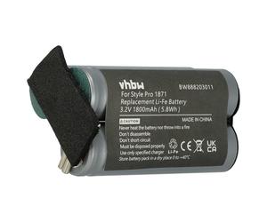 vhbw Batería Compatible con Moser Chrom Style Pro 1871 maquinilla cortapelo (1800 mAh, 3,2 V, LiFePO4)