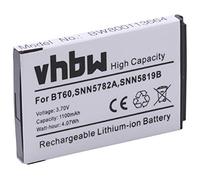 vhbw Batería Compatible con Motorola Flipside MB508, K1m, MB508, MB811, QA4, SL7550, Talkabout T72 móvil, Smartphone (1100 mAh, 3,7 V, Li-Ion)