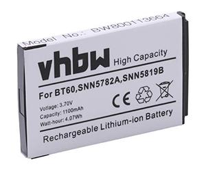 vhbw Batería Compatible con Motorola Flipside MB508, K1m, MB508, MB811, QA4, SL7550, Talkabout T72 móvil, Smartphone (1100 mAh, 3,7 V, Li-Ion)