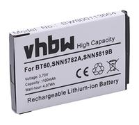 vhbw Batería Compatible con Motorola TLK100i, TLK110, Talkabout T72, TLK100, Tundra VA76R, VA76R móvil, Smartphone (1100 mAh, 3,7 V, Li-Ion)