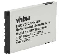 vhbw Batería Compatible con Motorola V400P, E680, V400, T280, V500, V525, V550, A780, E550, V300 móvil, Smartphone (700 mAh, 3,7 V, Li-Ion)