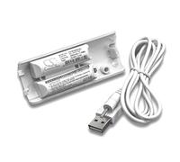 vhbw Batería Compatible con Nintendo Wii Controlador, Remote Plus Gamepad Controller (400mAh, 2,4V, NiMH)