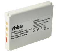 vhbw Batería Compatible con Nokia 3395, 3520, 3530, 3560, 3570, 3585, 3510, 3585i, 3410, 3510i móvil, Smartphone (1200 mAh, 3,7 V, Li-Ion)