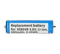 vhbw Batería Compatible con Panasonic ES-8807, ES-8815, ES881, ES8815, ES8816 afeitadora, cortadora de Pelo (680 mAh, 3,6 V, Li-Ion)