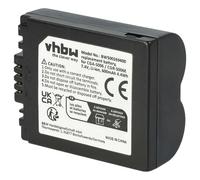 vhbw Batería Compatible con Panasonic Lumix DMC-FZ18, DMC-FZ30, DMC-FZ28, DMC-FZ50, DMC-FZ38, DMC-FZ35 cámara (600 mAh, 7,2 V, Li-Ion)