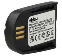 vhbw Batería Compatible con Plantronics Savi WH500A, W740-M, W745, WH500 Auriculares inalámbricos, Cascos (140 mAh, 3,7 V, Li-Poli, Negro)