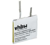 vhbw Batería Compatible con Polar M430, M400 smartwatch, Reloj de Actividad (190 mAh, 3,8 V, Li-Poli)