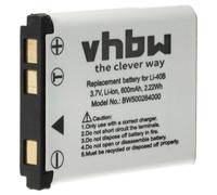 vhbw Batería Compatible con Praktica Luxmedia 16-Z51, 14-Z51, 14-Z50S, 14-Z80S, 14-Z80, 14-Z50, 14-Z4TS cámara (600 mAh, 3,7 V, Li-Ion)