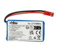 vhbw Batería Compatible con Quadcopter 20C dron, multicóptero, cuadricóptero (1000 mAh, 3,7 V, Li-Ion)