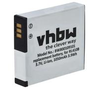 vhbw Batería Compatible con Rollei Actioncam 230, 410, 240, 400 cámara (1000 mAh, 3,7 V, Li-Ion) - Reemplaza RL410B, AC 410-420