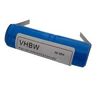 vhbw Batería Compatible con Rowenta Dentasonic, Dentasonic Duo, Dentacontrol 707 Cepillo Dientes eléctrico (1200 mAh, 2,4 V, NiMH)