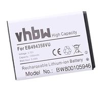vhbw Batería Compatible con Samsung Galaxy Ace Duos, Fit GT-S5670, Cooper, Ace, Fame Lite móvil, Smartphone (1350 mAh, 3,7 V, Li-Ion)