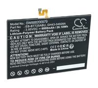 vhbw Batería Compatible con Samsung Galaxy Tab S6 Lite 10.4 Tablet, Pad (6800 mAh, 3,85 V, Li-Poli)