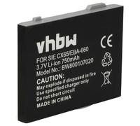 vhbw Batería Compatible con Siemens CXV65, M65, M75, M81, CXT70, S65V, CXT65, M8, CXO65, CXV70, S65 móvil, Smartphone (750 mAh, 3,7 V, Li-Ion)