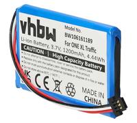 vhbw Batería Compatible con Tomtom Go 50 | 60 navegador, navi, GPS (1200 mAh, 3,7 V, Li-Ion)