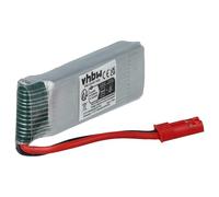 vhbw Batería Compatible con UDI U818A Quadrocopter dron, multicóptero, cuadricóptero (500 mAh, 3,7 V, Li-Ion)