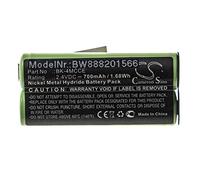 vhbw Batería Compatible con Waterpik Sensonic Plus SR-3000, SR-3000E Cepillo Dientes eléctrico (700 mAh, 2,4 V, NiMH)