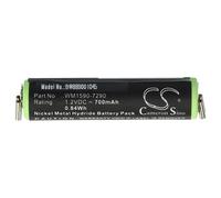 vhbw Batería Compatible con Wella Contura HS40, HS60, HS61 afeitadora (700 mAh, 1,2 V, NiMH)