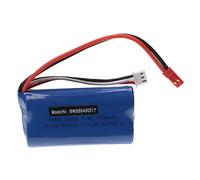 vhbw Batería Compatible con Wltoys 12428 modelismo (1500mAh, 7,4V, Li-Ion, 69 x 38 x 18mm, BEC)