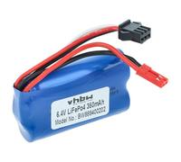 vhbw Batería Compatible con Wltoys A969-A, A959-A modelismo (350mAh, 6,4V, Li-Ion, 55 x 39 x 17mm, BEC)