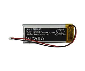 vhbw Batería Compatible con XP Deus Pinpointer MI-4, MI-6 Detector de Metal (700 mAh, 3,7 V, Li-Poli)