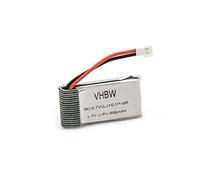 vhbw Batería de polímero de Litio 600mAh (3.7V), conexión walkera, para modelismo Walkera CB100 4G6 5G6 HM 4#3B