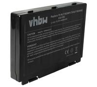 vhbw Batería Li-Ion Compatible con ASUS F52, F82, Ff83s, K40, K40e, K40ij, K40in, K50 Notebook, portátil - Reemplaza A32-F82, A32-F52, L0690L6 - (4400 mAh, 11,1 V, 48,84 WH)