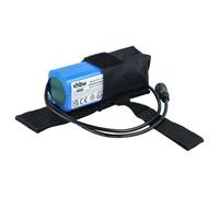 vhbw Batería (Pack) para lámparas de Bicicleta luz Faros (6 Ah, 8,4 V, Li-Ion)