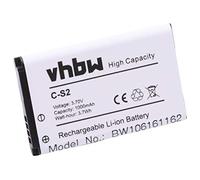 vhbw Batería Recargable Compatible con Blackberry Gemini Curve 8520 móvil, Smartphone (1000 mAh, 3,7 V, Li-Ion)