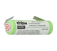 vhbw Batería Recargable Compatible con Braun PrecisionCleaner, Profeesional Care, Professional Care Cepillo Dientes eléctrico (2500 mAh, 1,2 V, NiMH)