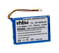 vhbw Batería Recargable Compatible con Garmin DriveSmart 5, 50 LMT-D, 51 LMT-D EU, 55, 61 LMT-S navegador, navi, GPS (900 mAh, 3,7 V, Li-Ion)