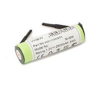 vhbw Batería recargable compatible con Grundig 4595, G5563, G6536, G6563, G6718, G6775 cepillo dientes eléctrico (2500 mAh, 1,2 V, NiMH)