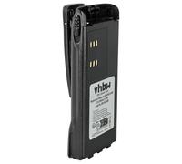 vhbw Batería Recargable Compatible con Motorola GP338, GP340, GP360, GP380, GP540, GP580 Radio (1500 mAh, 7,2 V, NiMH) + Pinza