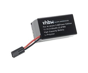 vhbw Batería Recargable Compatible con Parrot AR.Drone 2,0, 2.0 Elite Edition dron, multicóptero, cuadricóptero (2150 mAh, 11,1 V, polímero de Litio)