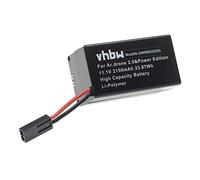 vhbw Batería Recargable Compatible con Parrot AR.Drone 2.0 Power Edition dron, multicóptero, cuadricóptero (2150 mAh, 11,1 V, polímero de Litio)