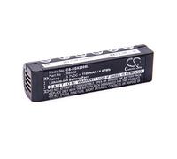 vhbw Batería Recargable Compatible con Shure GLX-D24R/SM86, GLX-D4, GLX-D6 Sistema Radio y transmisor Bolsillo Digital (1100 mAh, 3,7 V, Li-Ion)