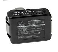 vhbw Batería Recargable reemplaza HiKOKI BSL36A18, BSL36B18 para Herramientas eléctricas (5000/2500 mAh, Li-Ion, 18/36 V)