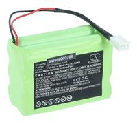 vhbw Batería Recargable reemplaza Megalite/Mettler/Transpal GP380AFH6YMXZ para medidor (3600 mAh, 7,2 V, NiMH)