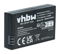 vhbw Batería Recargable reemplaza Parrot PF070238, PF070071, MCSAS00314, MCSAS00319 para dron, multicóptero, cuadricóptero (600 mAh, 3,7 V, polímero de Litio)