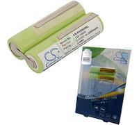 vhbw Batería reemplaza 138 10609 para afeitadora, cortadora de Pelo (2000 mAh, 2,4 V, NiMH)