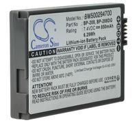 vhbw Batería reemplaza Canon BP-308, BP-315, BP-208 para cámara de vídeo (700 mAh, 7,4 V, Li-Ion)