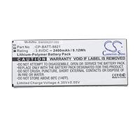 vhbw Batería reemplaza Cisco 74-102376-01, CP-BATT-8821, GP-S10-374192-010H para móvil, Smartphone (2400 mAh, 3,8 V, polímero de Litio)