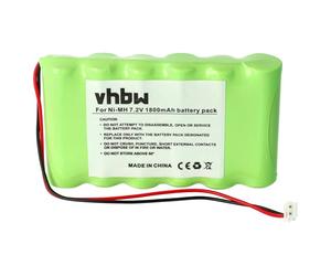 vhbw Batería reemplaza Compex 032002690 | para tecnología médica (1800 mAh, 7,2 V, NiMH)
